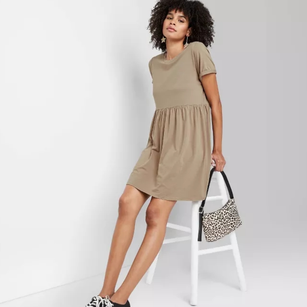 NWOT Olive Babydoll Dress